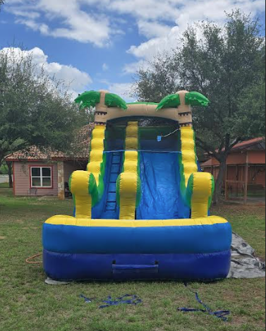 Mini Tropical Water Slide